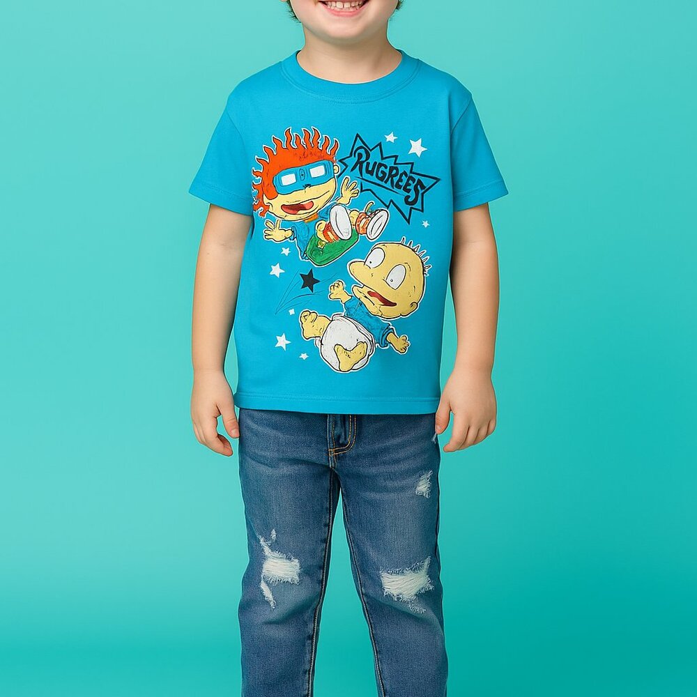 NWT Kids Blue Rugrats Graphic T-Shirt 5/6